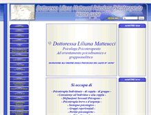 Tablet Screenshot of lilianamatteucci.it